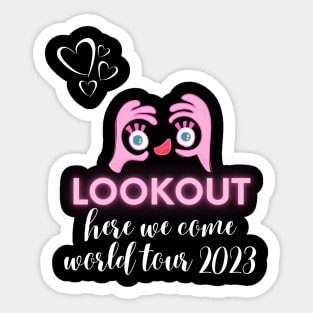 scentsy lookout, here we come, world tour 2023 Sticker